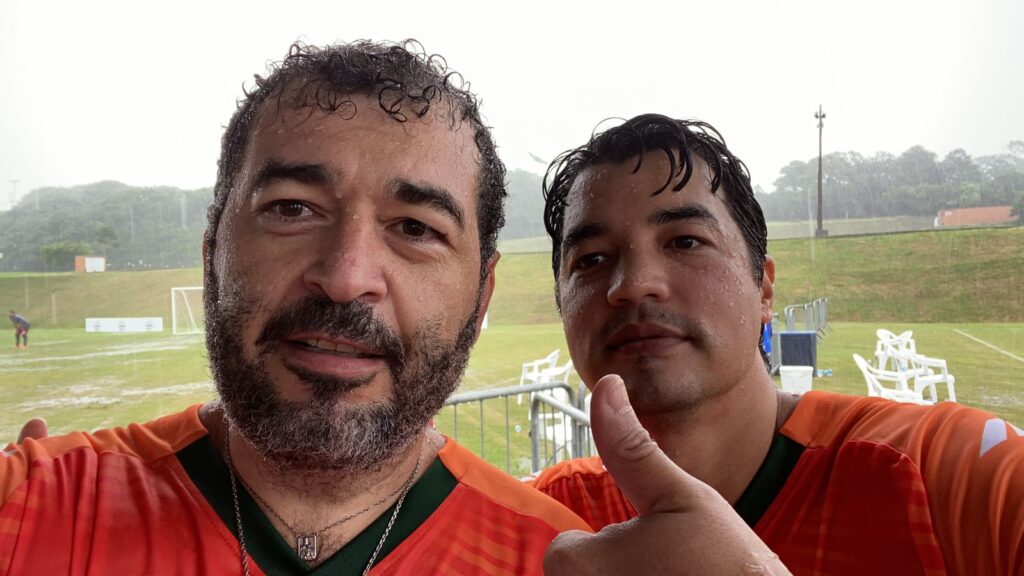 Salim e Kageyama em Floripa